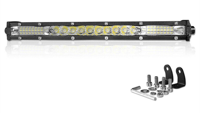 10 20 tommers ledet arbeidslys 84w 168w 12/24v led bar combo spot flom 4 x 4 offroad for jeep traktor båt lastebil 4wd atv kjørelys