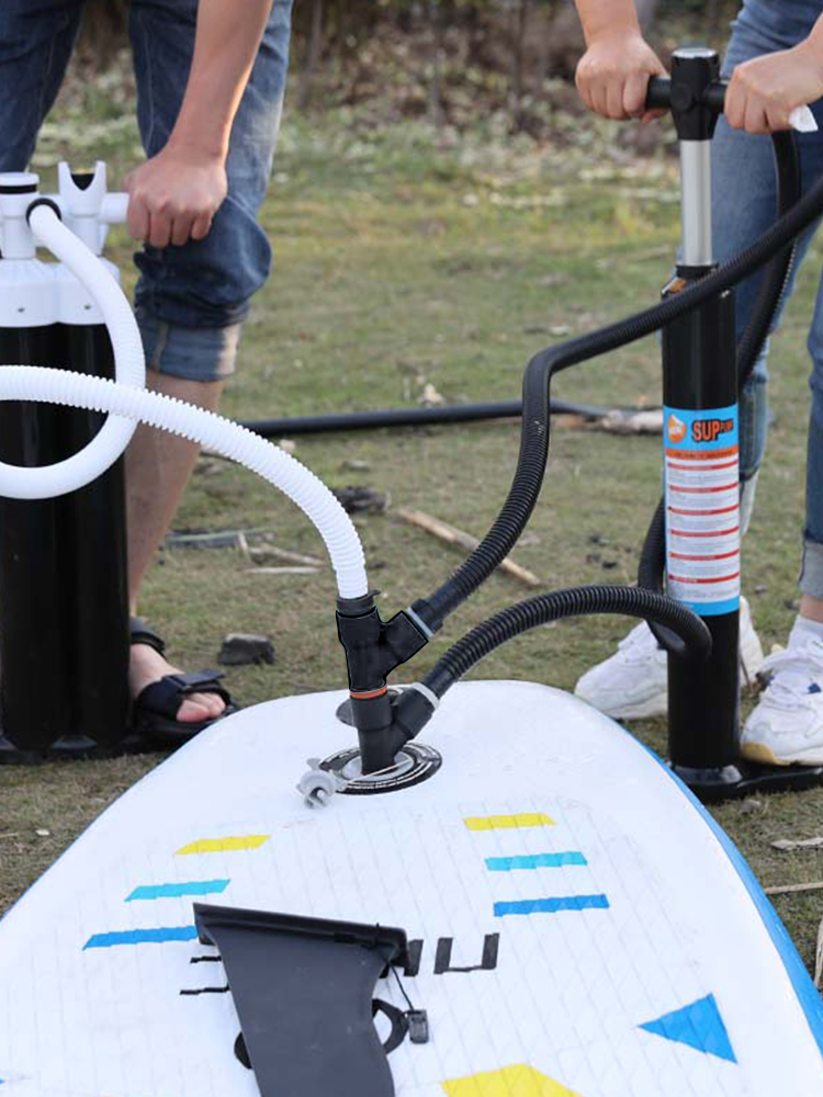 Aufblasbarer Luftventilpumpen-Adapters ch lauch für Surfbrett-Kajak-Ruderboote für Drift zubehör im Freien