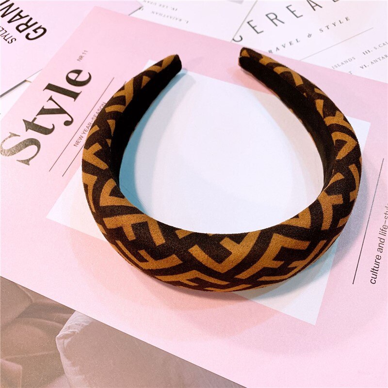 Neue Frauen Breite Schwamm Haarbänder Stirnbänder Haar Band Hoop Zubehör Headwear Nicht-slip haarnadel Zubehör: R