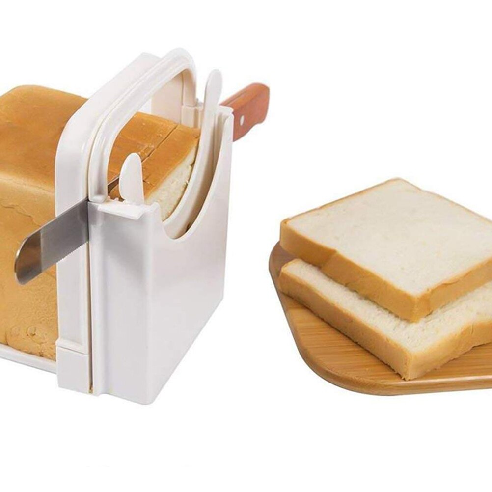 2 Stuks Opvouwbare Brood Toast Slicer Plastic Loaf Sandwich Brood Slice Cutter Plank Plastic Toast Brood Slicer