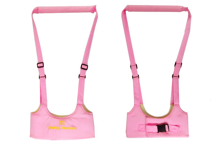 Corde d&#39;apprentissage pour bébé, ceinture de marche pour bébé, pour garçon et fille, Anti-chute, à double usage, corde de Traction artefact: Single Pink