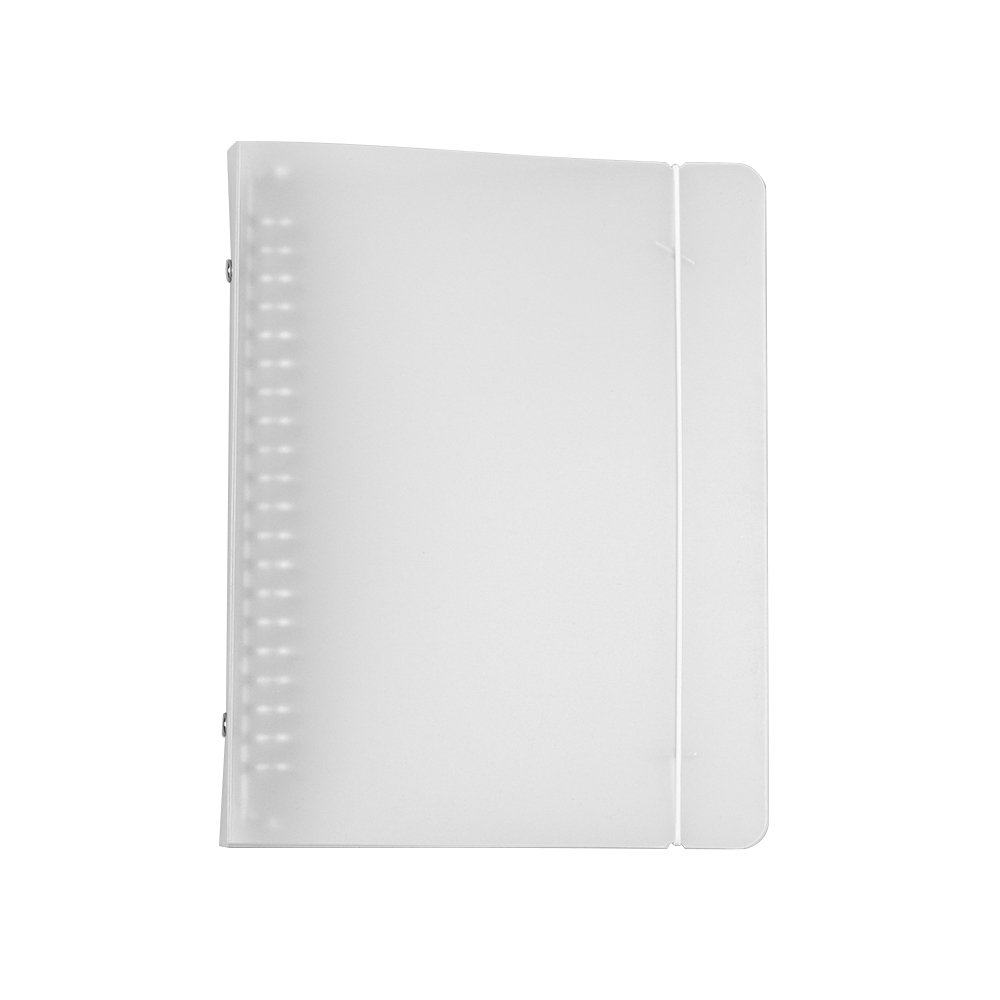 A4/B5/A5/A6/A7 Matte Transparante Ringband Notebook Case Losbladige Notebook Shell bestandsmap Office Schoolbenodigdheden: A5-20 holes
