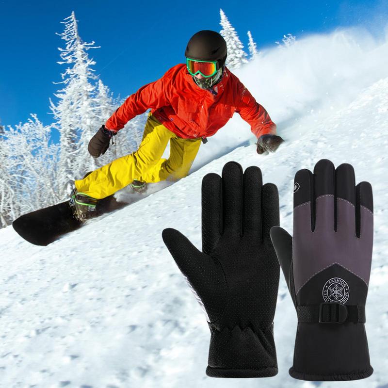Gants de neige à écran tactile multifonctions pour femmes, coupe-vent, chauds, ski, cyclisme, hiver