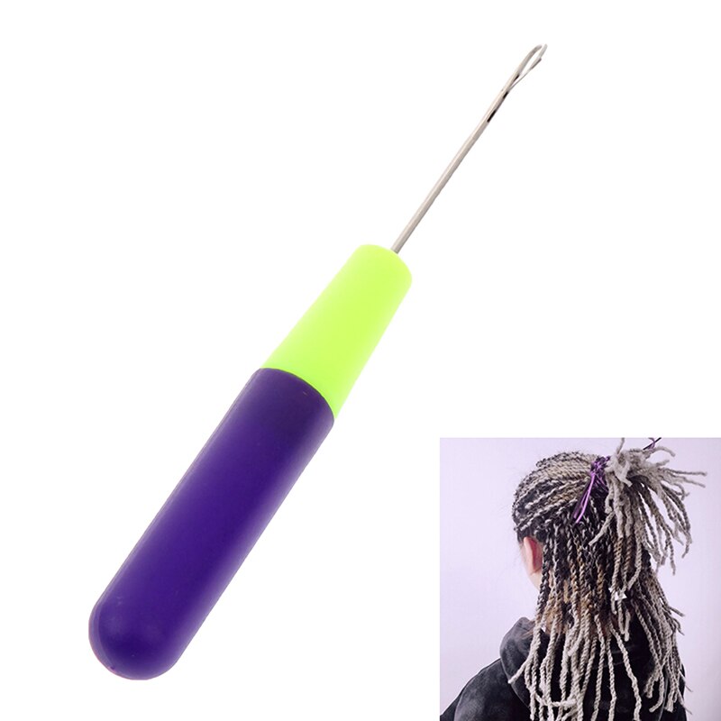 1Pcs Weaving Latch Hook Dreadlock Crochet Sew Wig Hook Needle Micro Braids Tools