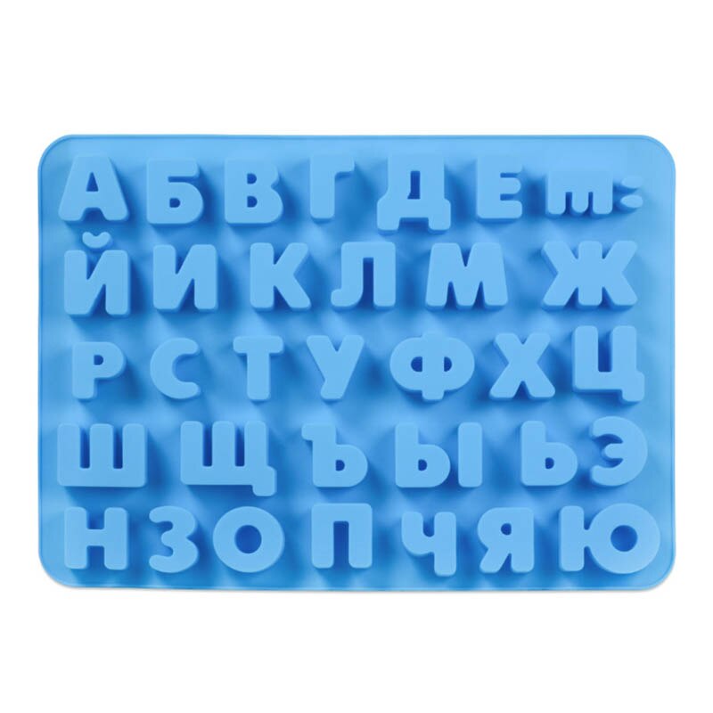 Mallen Voor Beton Letters Cement Nummers Mallen Alfabet Mallen Siliconen Nummer Mallen: Chocolade