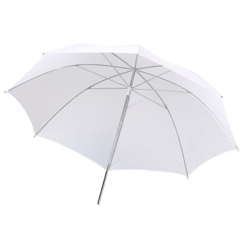 2 stk 83cm 33 tommer bærbar hvid flash diffusor blød paraply fotostudio tilbehør: 1 stk