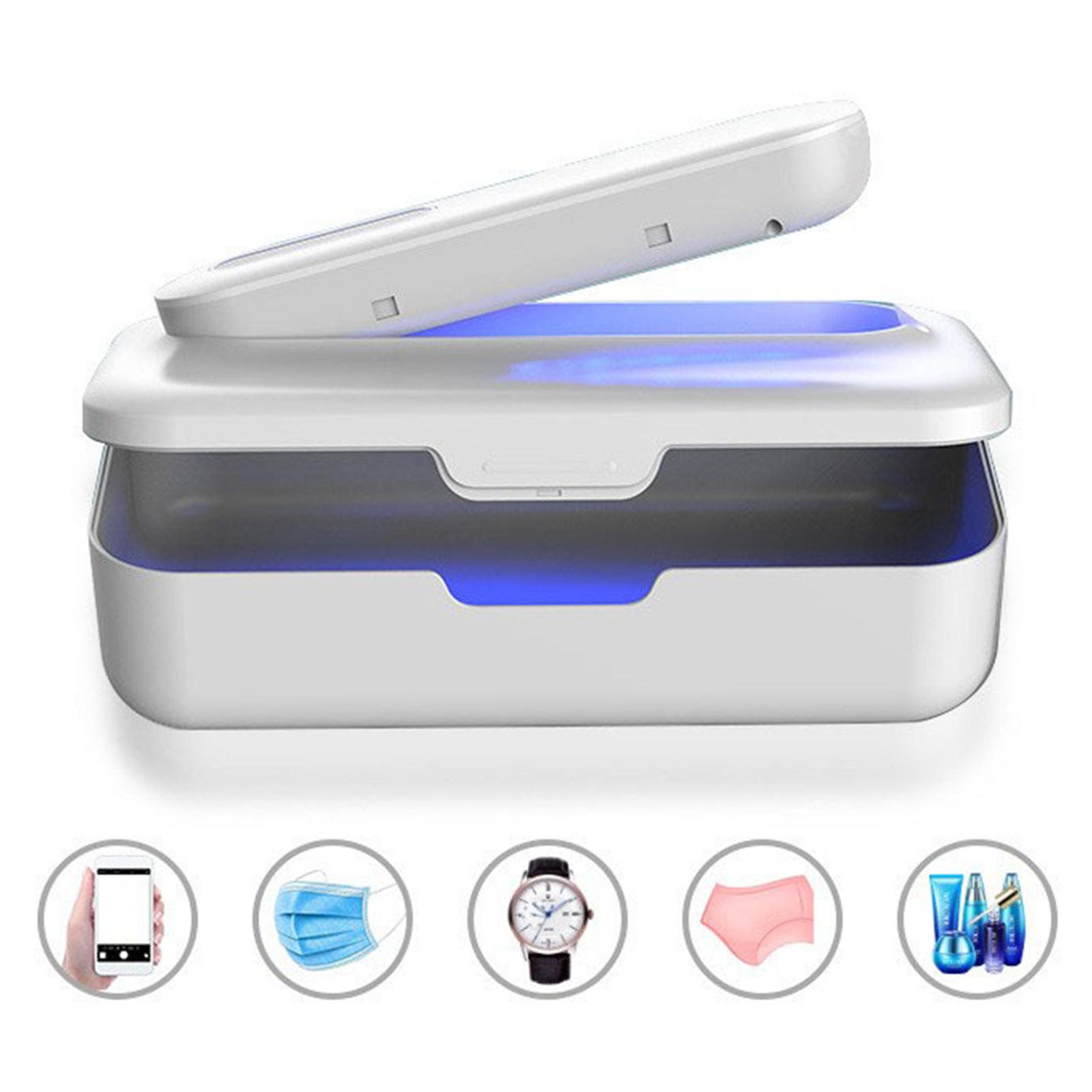 Detachable UV Light Sanitizer Box UV Lamp Disinfection for Glasses Bra