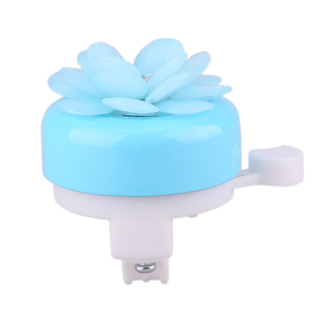 Pink Flower Bicycle Bell for Lady Bike 2 colors Aluminum Cycling Ring for Kids Folding Bike Mountain Bike Bicicleta Campanilla: Blue