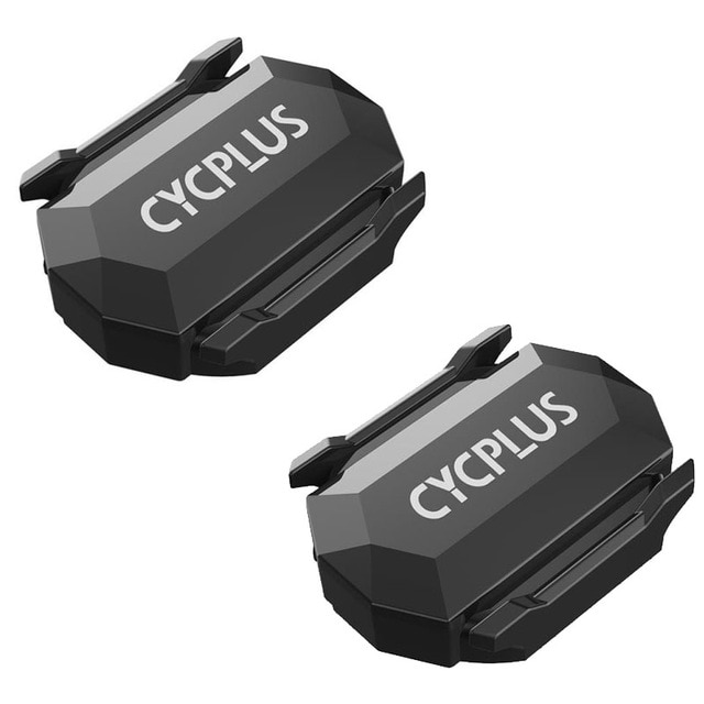 CYCPLUS Ant+ Bluetooth Wireless Bike Speed Cadence Sensor Waterproof for iPhone Android and Bicycle Computers RPM Cadence Sensor: 2 pc