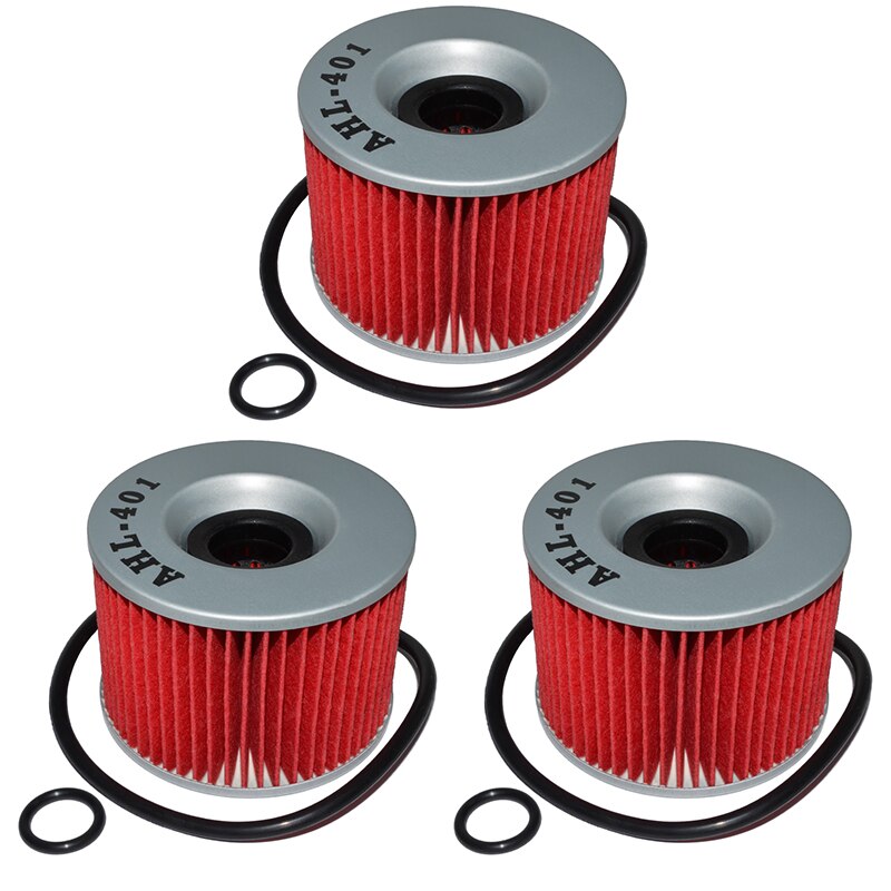 Filtro olio per KAWASAKI ZZR1100 ZZR 1100 1990-2001 ZZR1200 ZZR 1200 2002-2005 ZZR250 ZZR 250 1990-1993 1998-2002: 3 pezzi