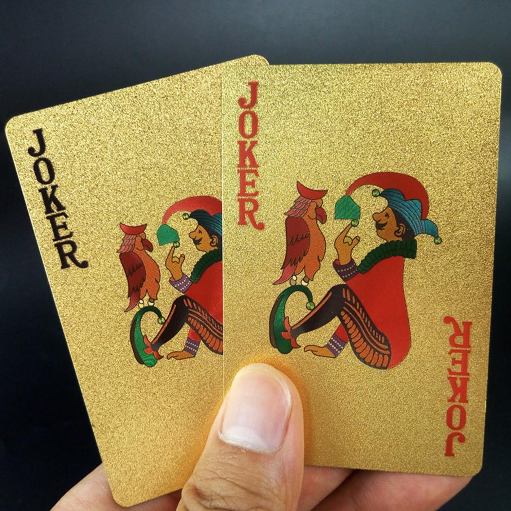 Playing Cards Gold foil Durable Poker Cards Deck of Cards