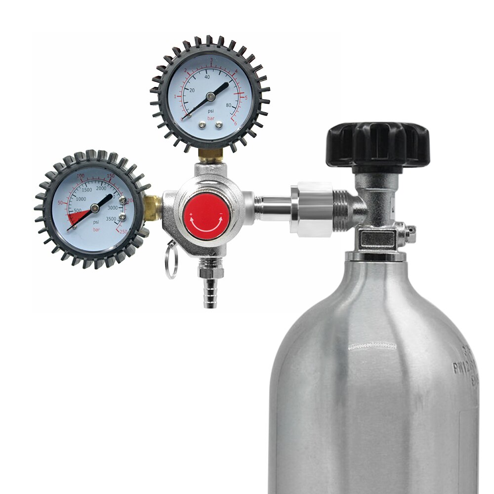 Dual Gauge CO2 Beer Regulator Pressure Regulator For Draft Beer Homebrew Kegerator CGA320