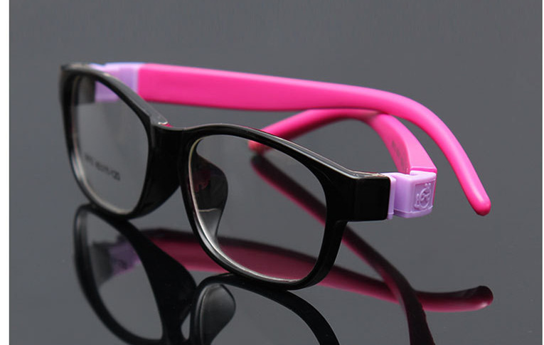 Montura de gafas para niños y niñas, montura óptica sólida, suave y Flexible, graduadas, a la: C2