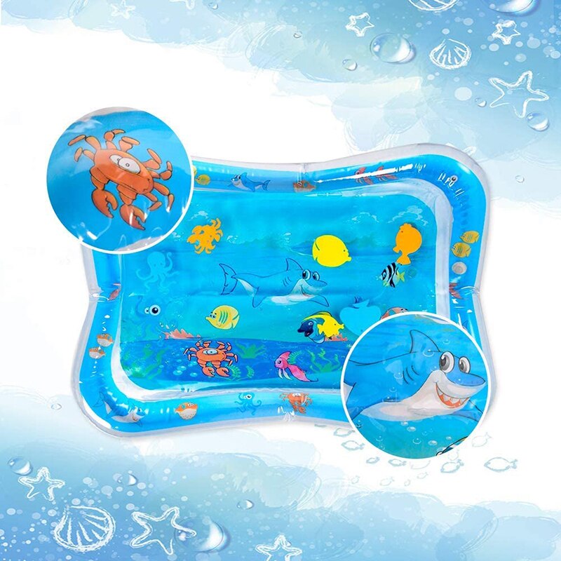 Water spray pad baby water pad inflatable water pad marine life mat ice pad baby inflatable pat music water pad