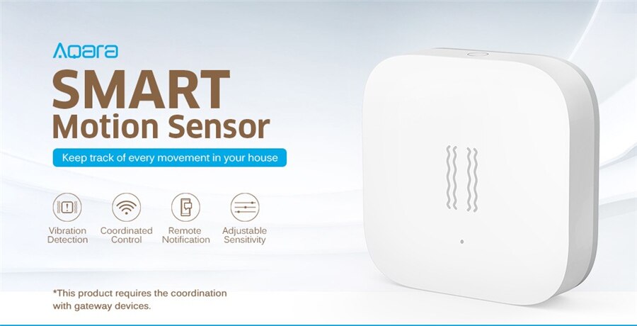 AQARA Smart Vibration Sensor Zigbee Motion Shock Sensor Detection Alarm Monitor Built In Gyro for xiaomi mijia smart home