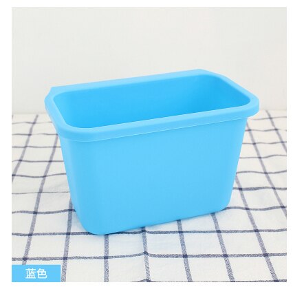 Poubelle/canette/organiseur de cuisine | Pour fournitures de cuisine, seau pour ordures Cube poubelles canettes poubelle zéro articles de cuisine: blue