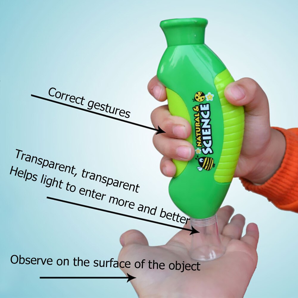 Mini Handheld Microscoop Kinderen Draagbare Microscoop Wetenschappelijke Onderwijs Insect Observatie Exploratie Speelgoed Cadeau Voor Kid