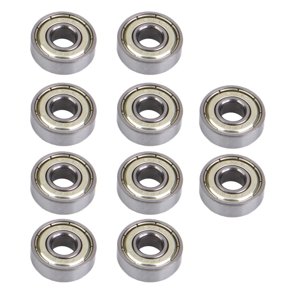10 Pieces ABEC-7 608 Skateboard Longboard Bearings, Inline Skate Bearings Roller Skate Bearings - Carbon Steel