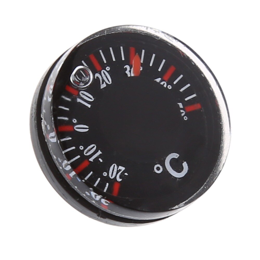 Diameter 20mm Plastic Thermometer Outdoor Circular Thermograph Celsius Indoor Moisture Meters Tester Tools