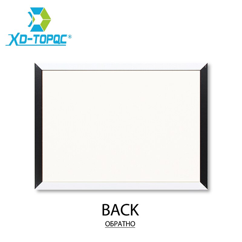 XINDI 30*40cm Magnetic Whiteboard MDF Black &amp; White Frame Wooden Drawing Board Home Decorative Notice Boards WB08