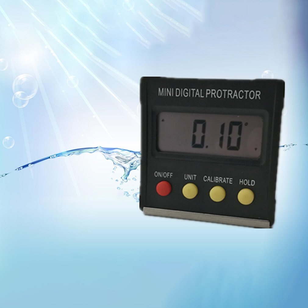 Mini Digital Display Inclinometer Angle Level Spirit Level Angle Box Protractor Angle Meter Neutral / Slope Meter 360degree