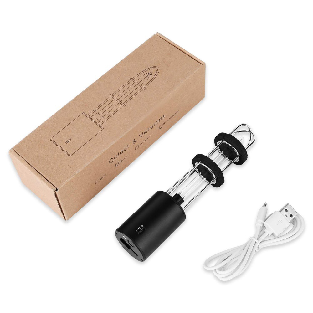 Rechargeable UV Sterilizer Light Bulb UV Germicidal Lamp In Addition Mite Lights Ozone Sterilization Lamp Car Ultraviolet Light