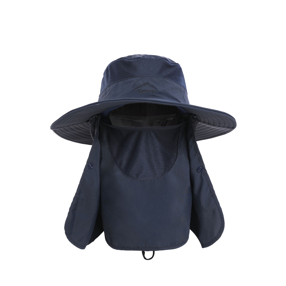 Balight Summer Sun Hats For Men Large Bucket Hat Foldable Breathable Anti UV Sun-proof Hiking Fishing Male Hat Cap: ZQ