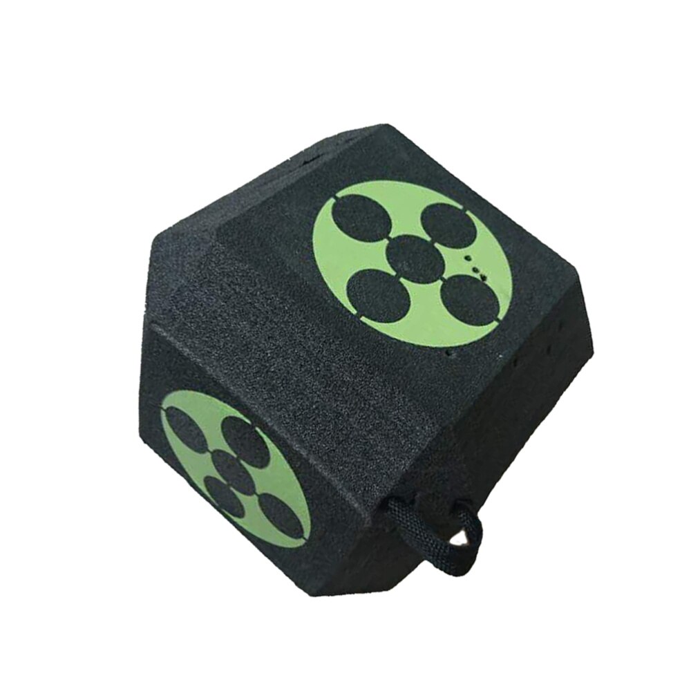 1pc 18 Sides 3D Target Cube XPE Target with A Large Size Training Accessories (Black)
