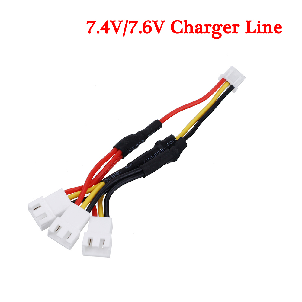Cargador de batería Lipo de 7,4 V/7,6 v 11,1 v/11,4 v, cable de línea paralela, USB 2S 3S, B3: Blanco