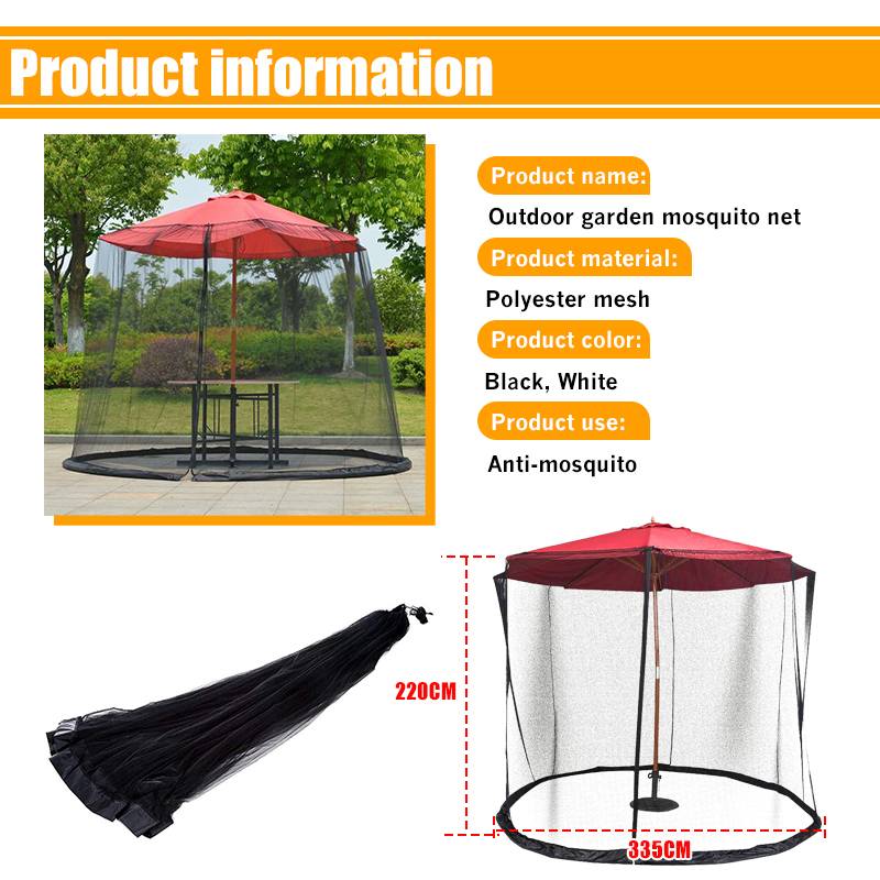 Outdoor Parasol Klamboe Voor Thuis Bed Camping Klamboe Patio Binnenplaats Paraplu Netto Cover Houden Insect Weg Thuis Textiel