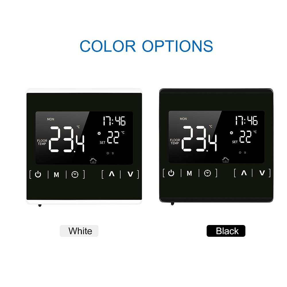 Smart Thermostat LCD Touchscreen Thermostat Programmable Electric Floor Heating System Thermoregulator Temperature Controller