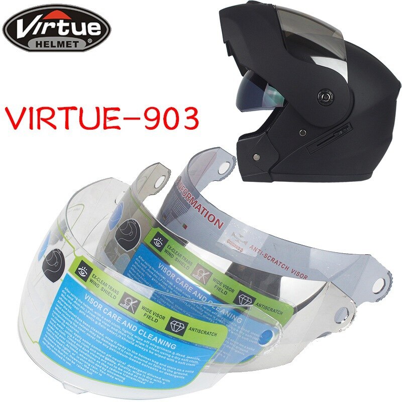 Deugd 903 Lens Motorfiets Anti-Kras Wind Shield Helm Lens Visor Full Face Fit Voor Deugd 903 Helm Motorfiets accessoires
