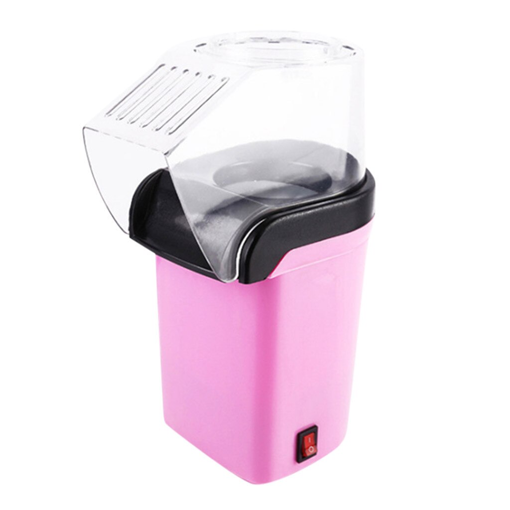 Kökstillbehör hushållsbarn automatisk popcornmaskin rosa mini liten majspopcornmaskin köksprylar #g30: En us-kontakt