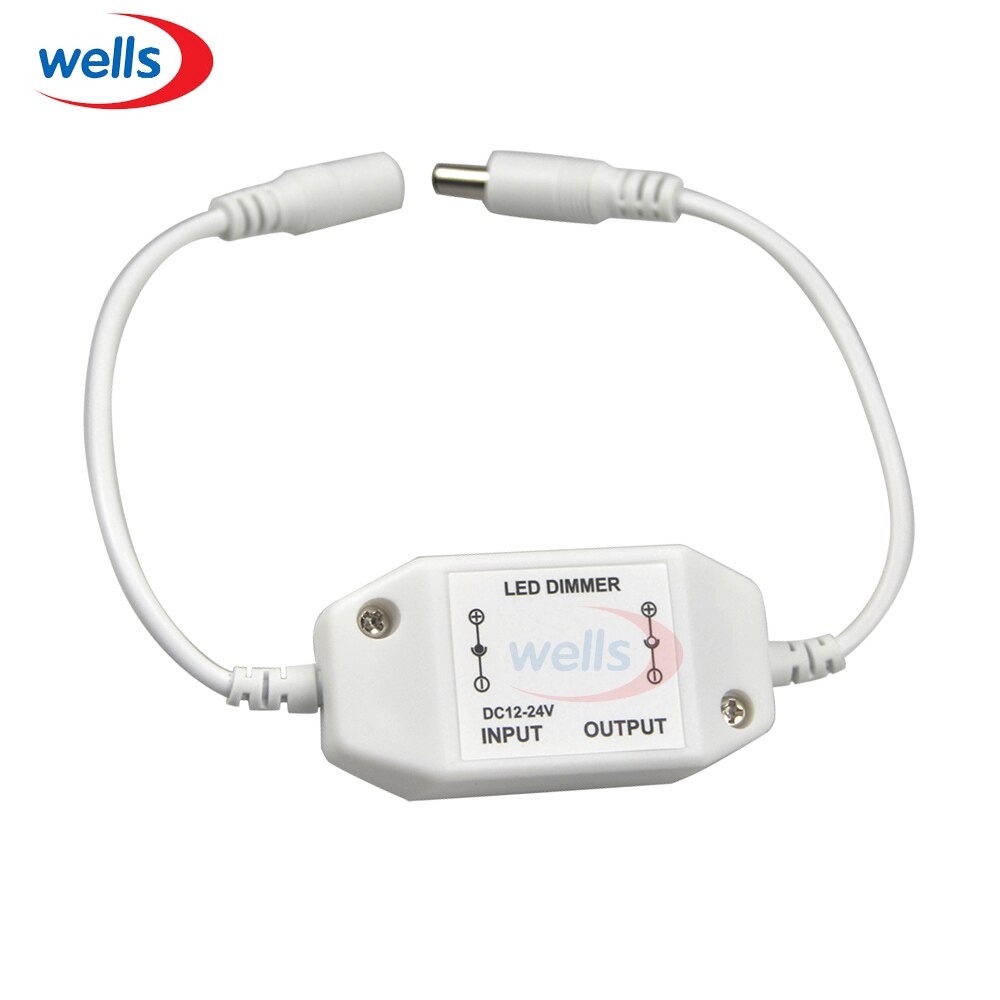 DC 12V 24V Mini LED Switch Brightness Adjust Dimmer Single Color LED Strip Light DC Controller