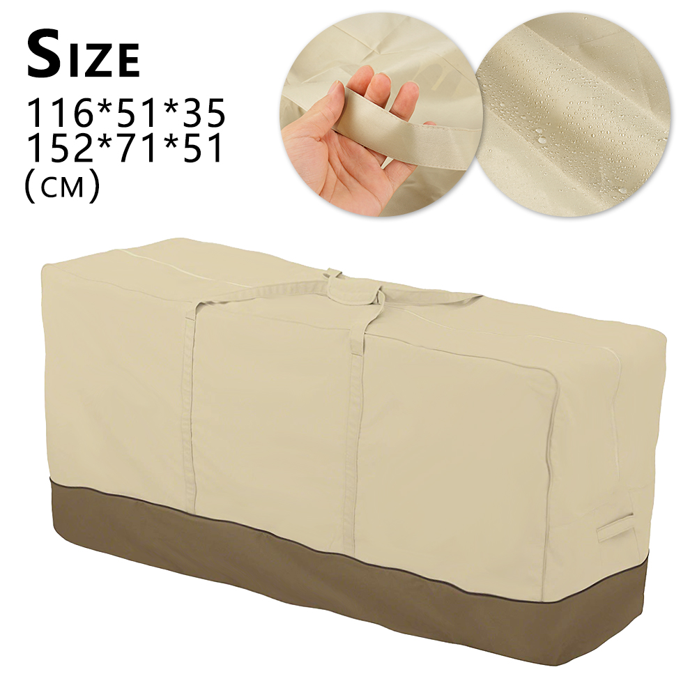 Multi-function Garden Furniture Storage Bag Cushions Upholstered Seat Protective Cover Large Capacity Storage Bags