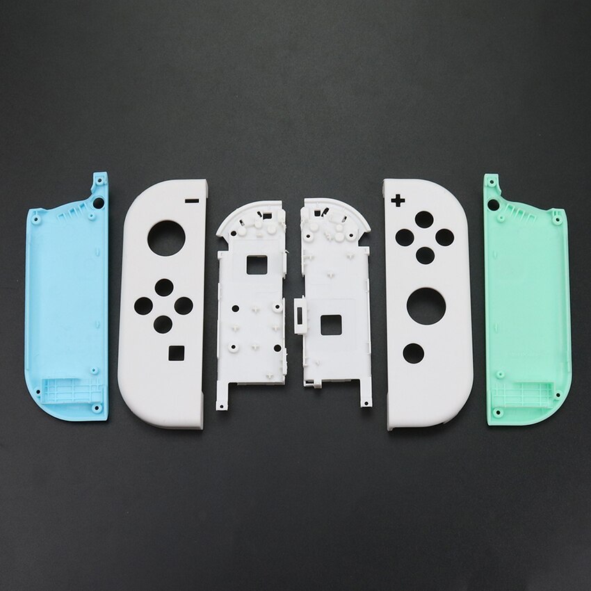 JCD 1Set Plastic Hard Shell For Nintend Switch Joy-Con Controller for NS NX Joy Con White Blue Green Housing Shell Case Cover: 007