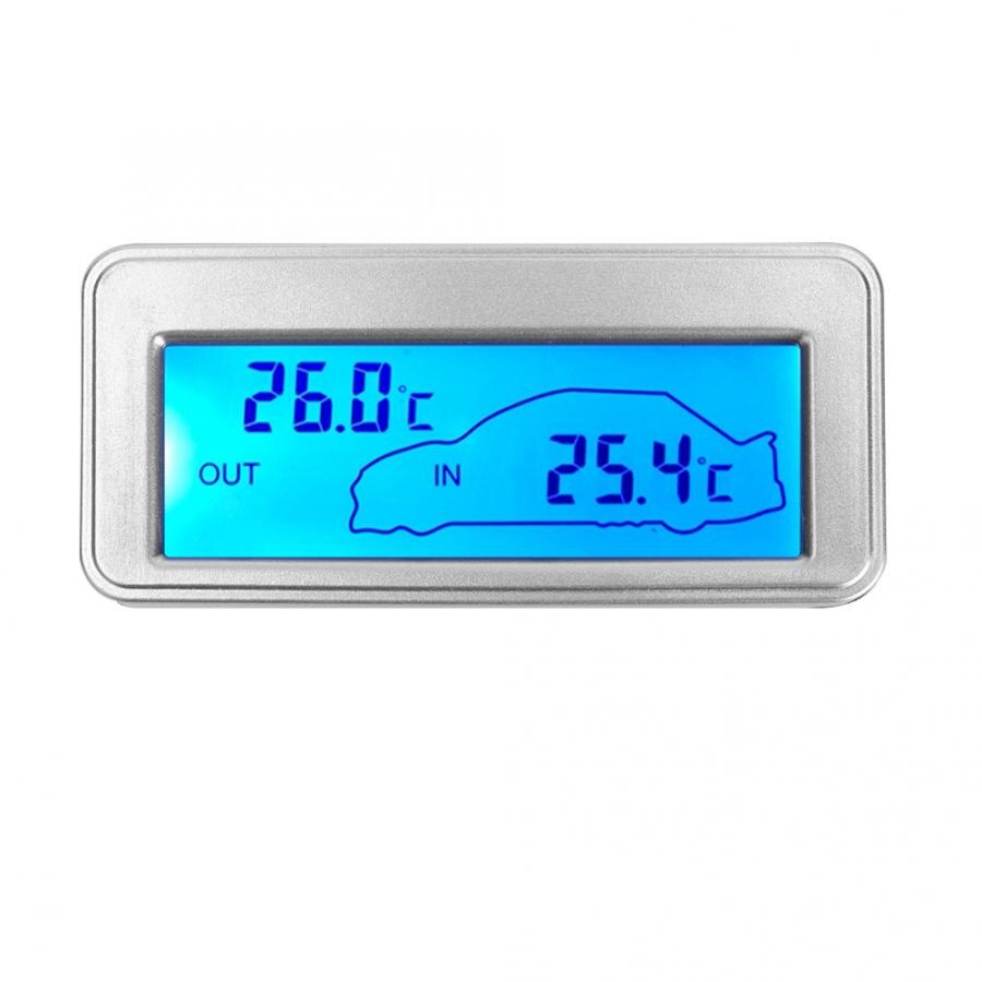 Auto Digitale 12V LCD Display Indoor Outdoor Gevoeligheid Thermometer Temperatuur Meter Auto Thermometer