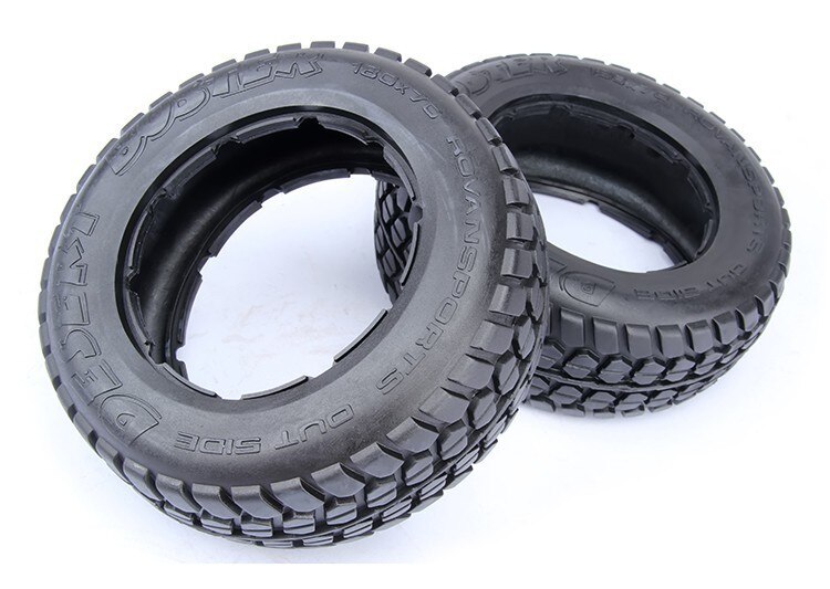 1/5 baja 5T Onroad Banden road banden 2 stks/paar voor HPI KM RV BAJA 5T 5SC 95059- ACHTER