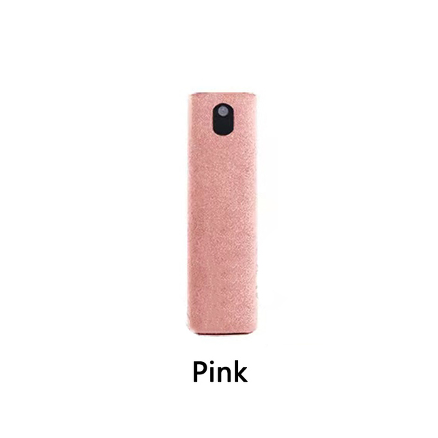 2 In 1 Bildschirm Reiniger Spray Computer Handy Bildschirm Staub Entferner Werkzeug Mikrofaser Tuch Für iPhone iPad Reinigung Tücher: Rot