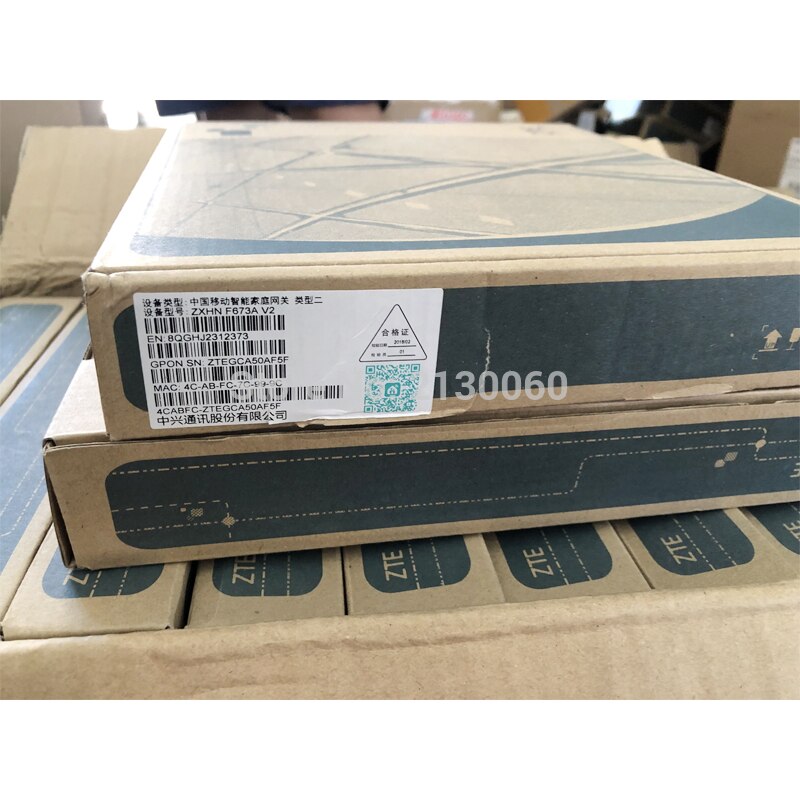 FTTH ONT ZTE F673A V2 GPON ONU 4GE+TEL+USB+Wifi English Version ONT Modem ftth Optical Network Terminal