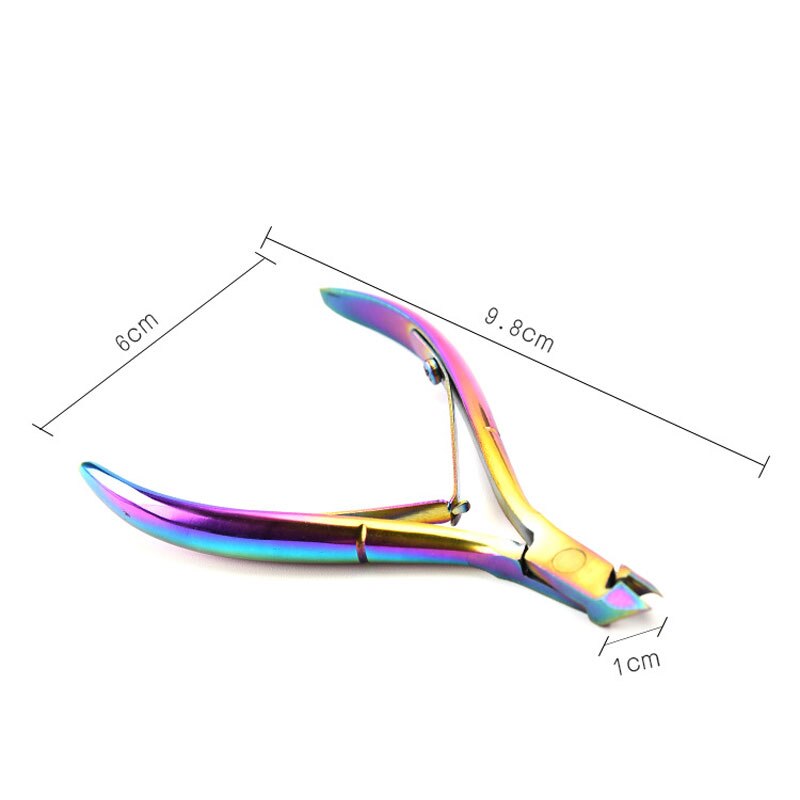 1PC Double Spring Dead Skin Nail Scissor Fingernail &amp; Toenail Cuticle Nipper Trimming Cutter Plier Nail Clipper Tool