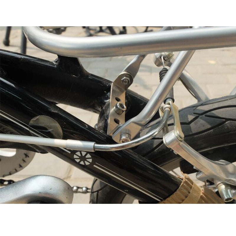 14 Inch 16 Inch Vouwfiets Achter Rekken K3 Voor Dahon Bya412 Aluminium Rear Plank Vouwfiets Achter Rack V Brake