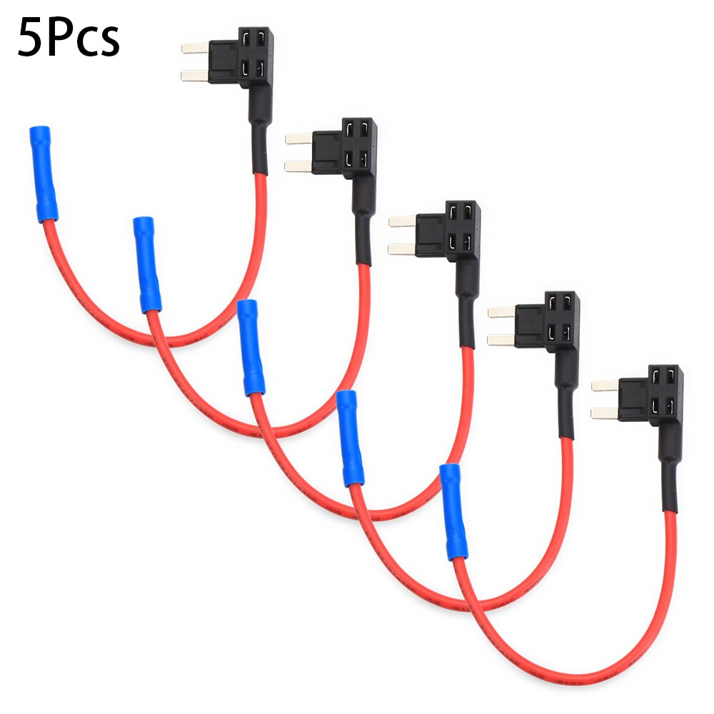 Adaptador de fusible de circuito A para coche, Mini portafusibles de cuchilla ATM, accesorios eléctricos para coche, 12V, 1/3/5 Uds.: 5PCS  A