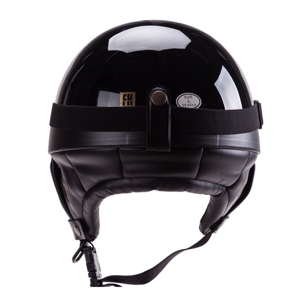 Duitse Stijl Motorfiets Helm W/Bril Voor Cruiser Scooter Touring Biker