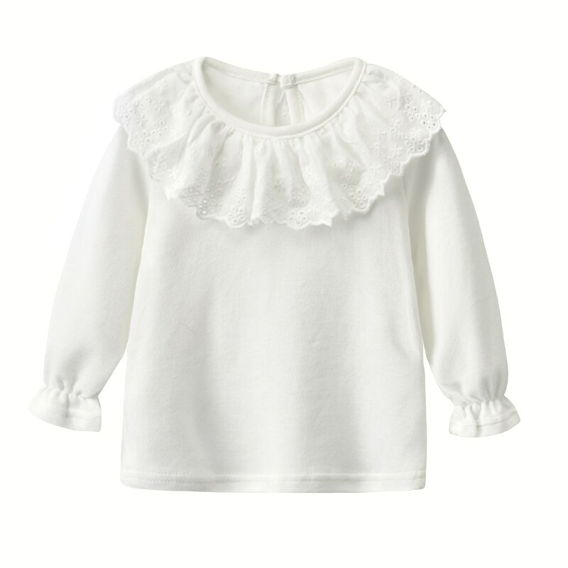 Camiseta de manga longa das meninas do bebê e da criança de auro mesa