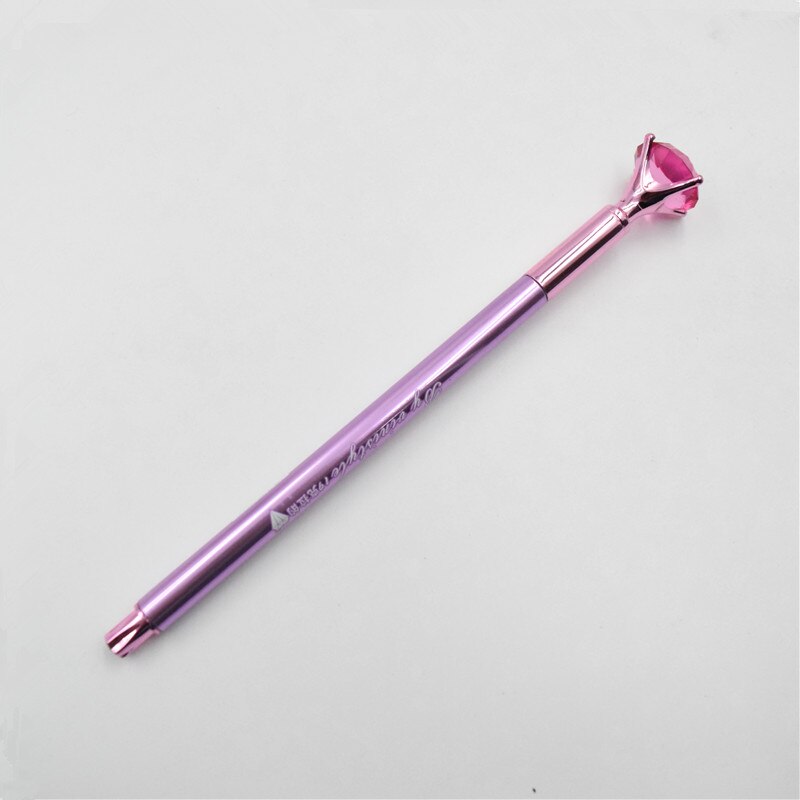 Ballpoint Pen Big Gem Metal Ball Pen With Large Diamond Magical Pen School Office Supplies Students Awards Writing: diamond 4