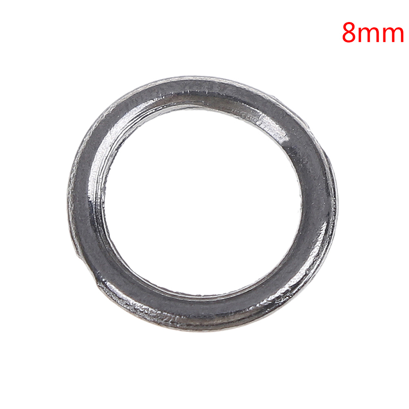 100 stuks/partij zilveren/gouden bh-ringen schuifjes lingeriehaken versteller ondergoed accessoires: Zwart 8mm