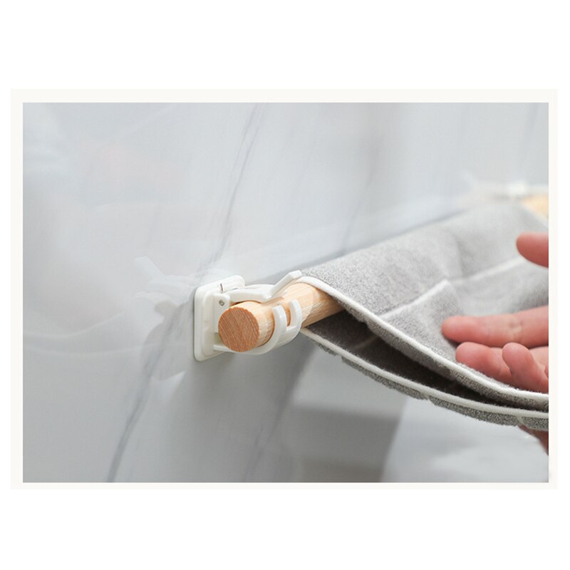 Tringle à rideau de douche, Clip de suspension, support de tringle réglable, cadre de fixation, accessoires pour rideaux