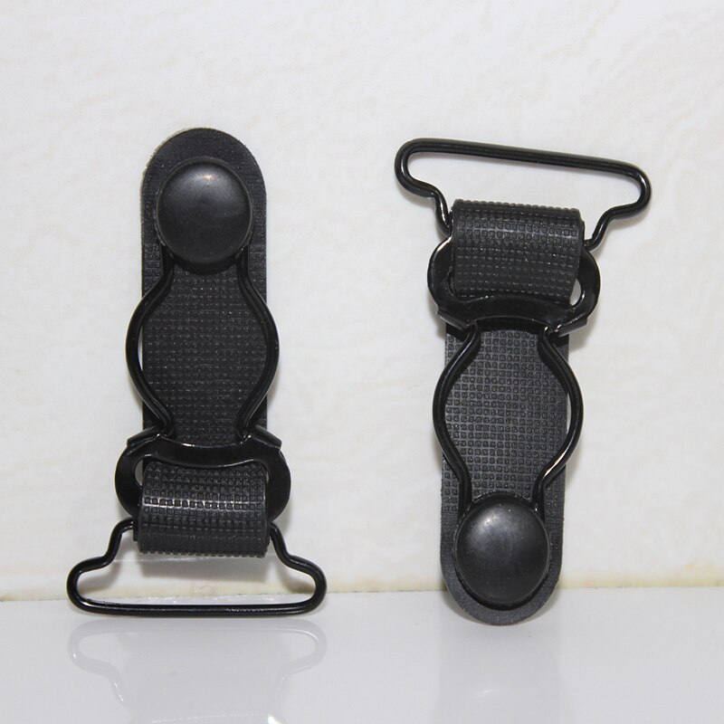 Liguero de pierna para mujer, tirantes altos hasta el muslo, Clips de Metal, arnés de pierna, liguero, accesorios para cinturón, 120 Uds.