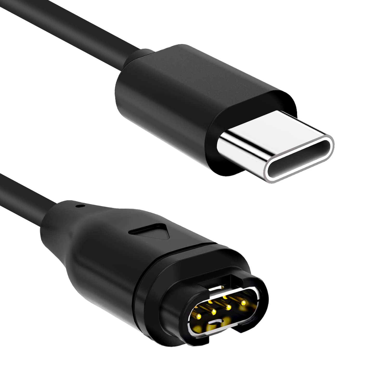 USB Typ C Ladekabel für Garmin Fenix 8 7 5X 6S Profi Smartwatch Ladegerät Kabel für Garmin Fenix Serie Datenleitung: Weiß